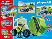 Playmobil City Action Sweeper - 30 Piece Playset [#71432, Ages 4-10] Toys & Games Playmobil