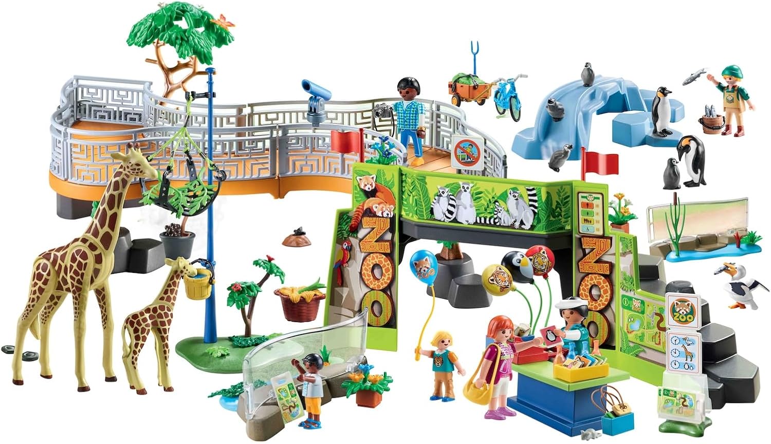 Playmobil MyLife Big Zoo - 215 Piece Playset [#71600, Ages 4-10] Toys & Games Playmobil