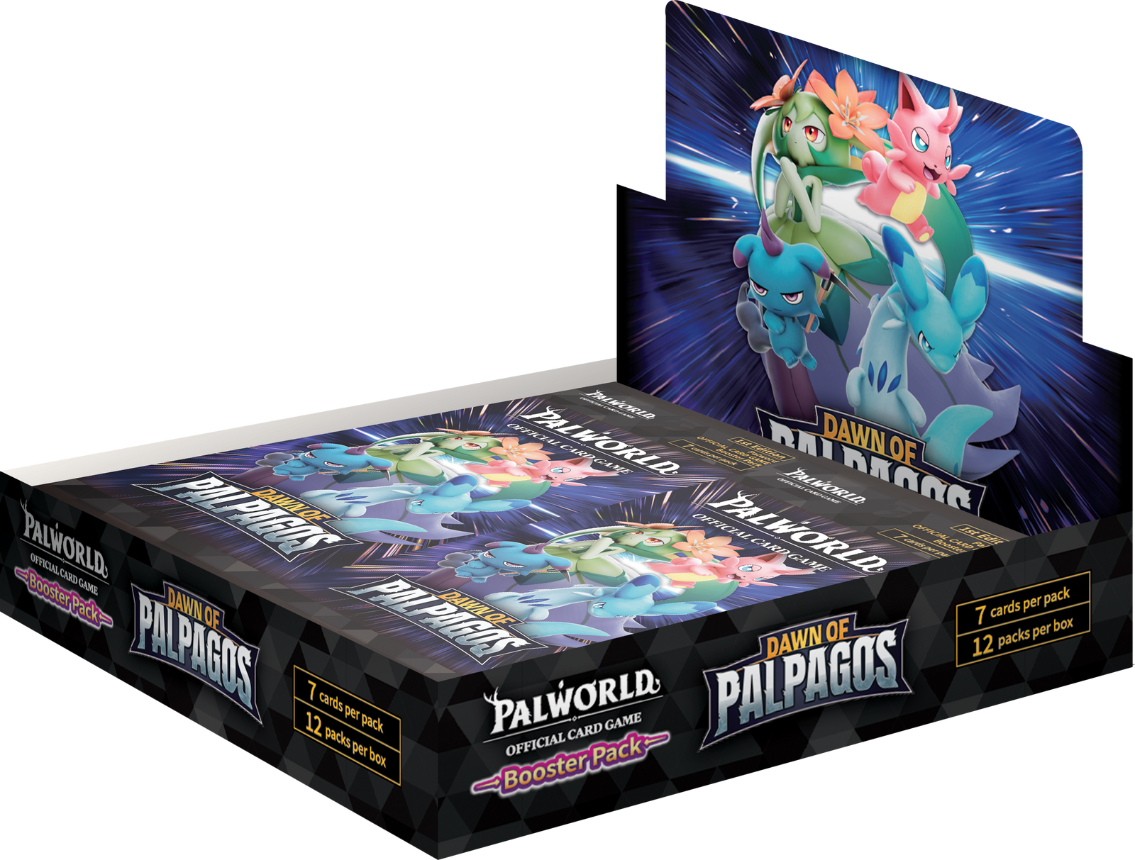 Palworld TCG: Dawn of Palpagos Series 01 1st First Print Booster Box - 12 Packs Card Game Bushiroad