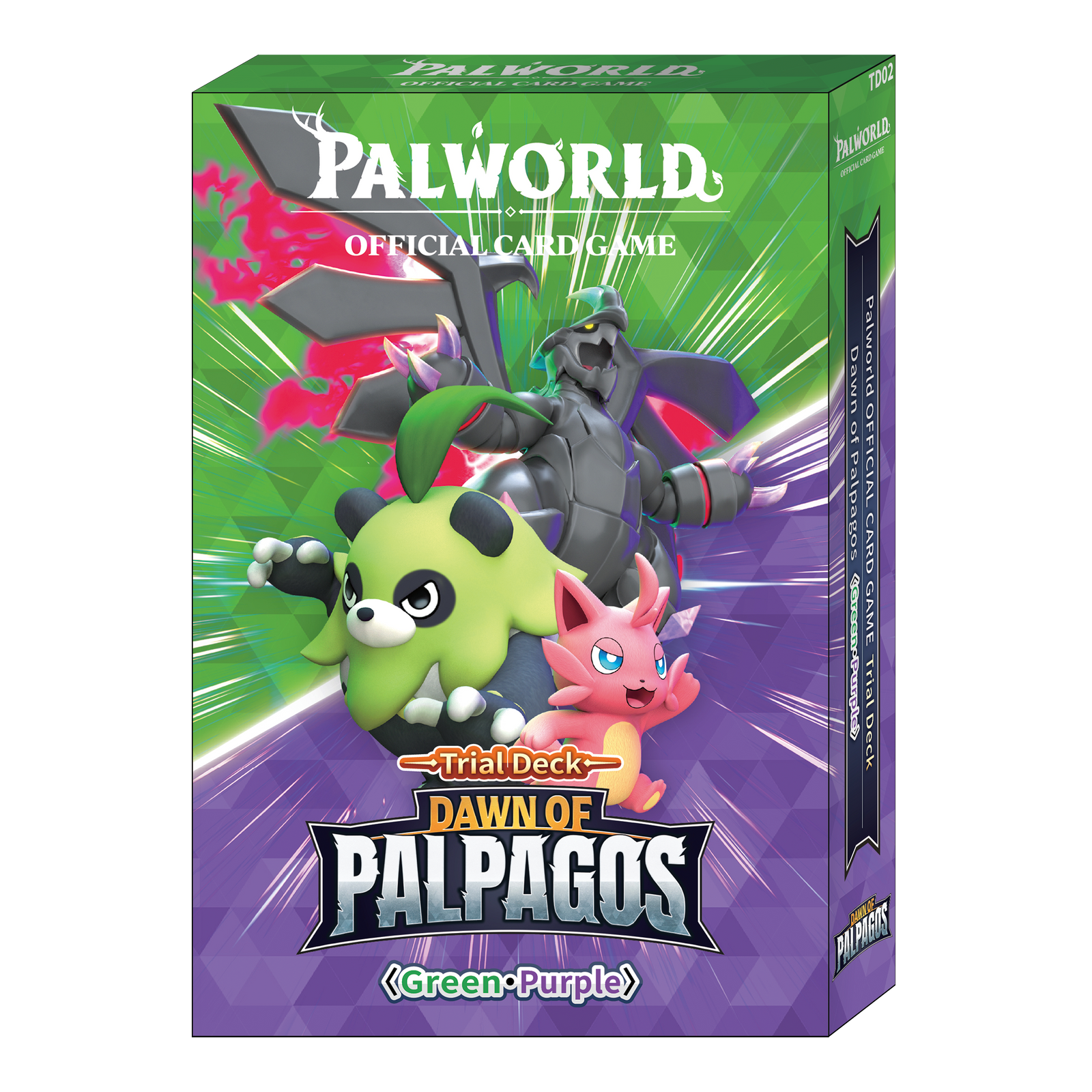Palworld TCG: Dawn of Palpagos Green and Purple Trial Deck ETD02 Card Game Card Game Bushiroad
