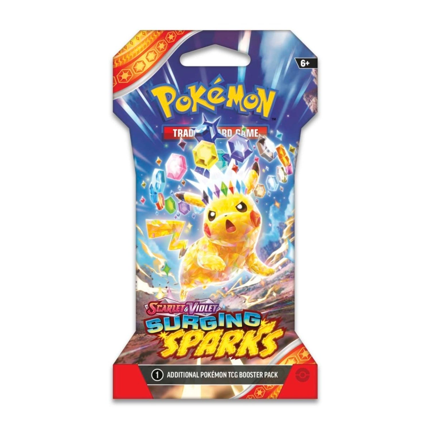 Pokemon TCG: Scarlet & Violet - Surging Sparks Sleeved Booster Pack Card Game Pokemon