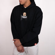 Puglie: Tired Hoodie Clothing and Apparel Puglie