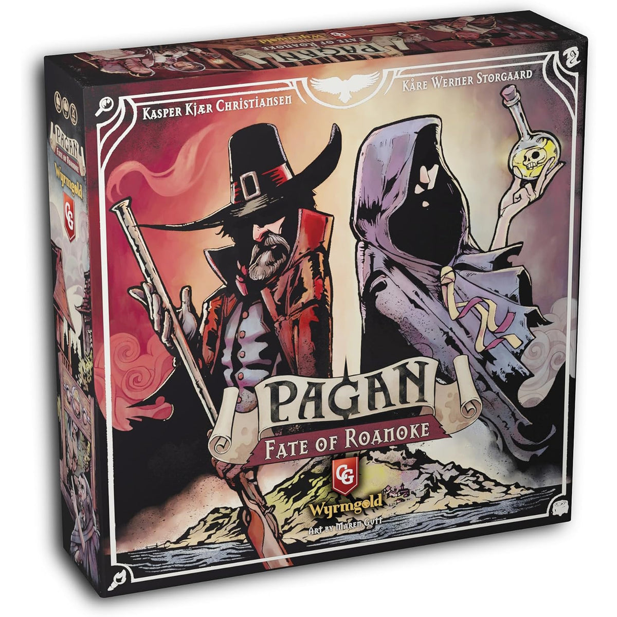 Pagan: Fate of Roanoke [Board Game, 2 Players] Board Game Capstone Games
