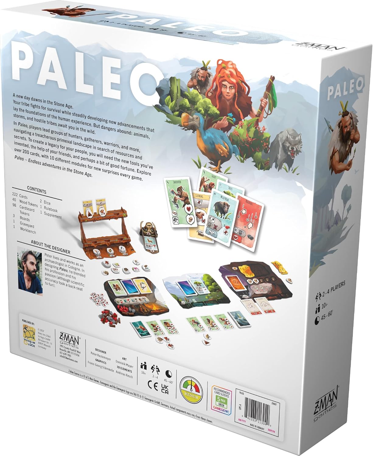 Paleo [Board Games, 2-4 Players] Board Game Z-Man Games   