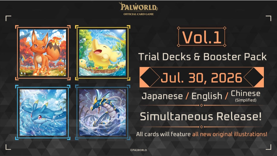 Palworld TCG: Dawn of Palpagos Red and Blue Trial Deck ETD01 Card Game Card Game Bushiroad