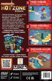 Pandemic Hot Zone: Europe [Board Game, 2 - 4 Players] Board Game Asmodee
