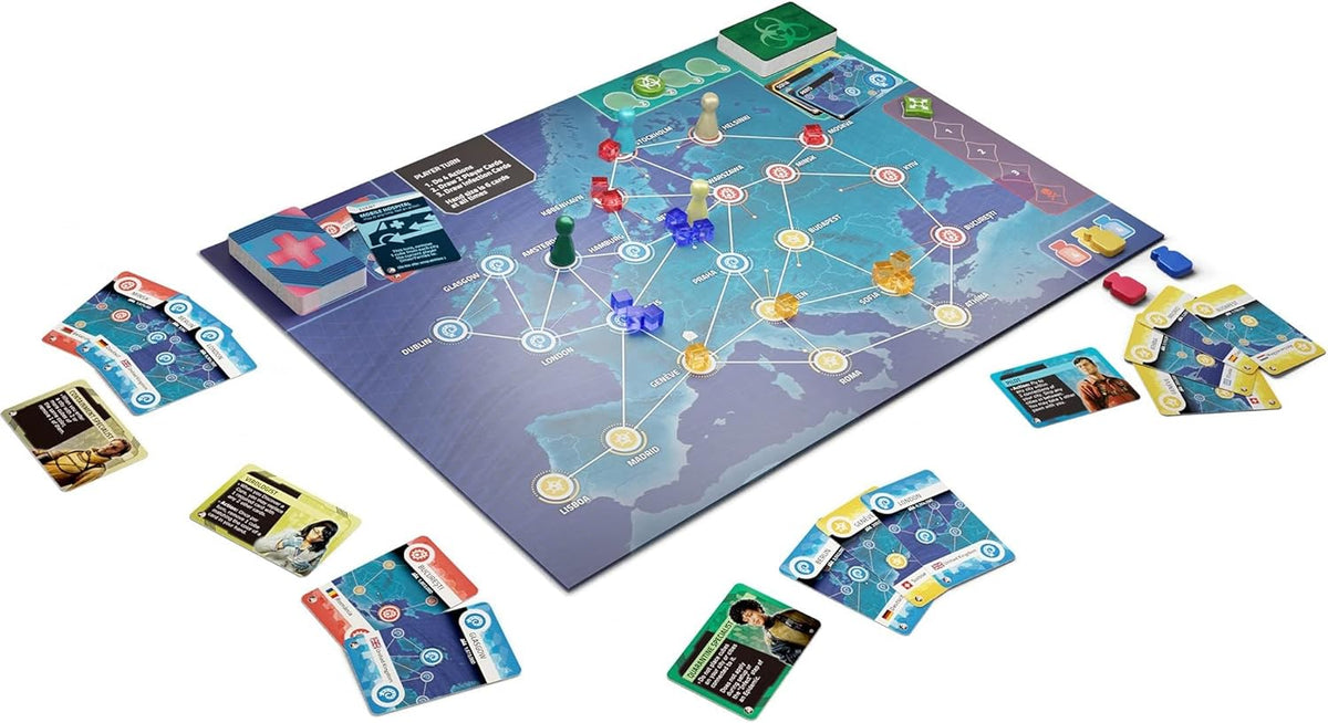 Pandemic Hot Zone: Europe [Board Game, 2 - 4 Players] Board Game Asmodee