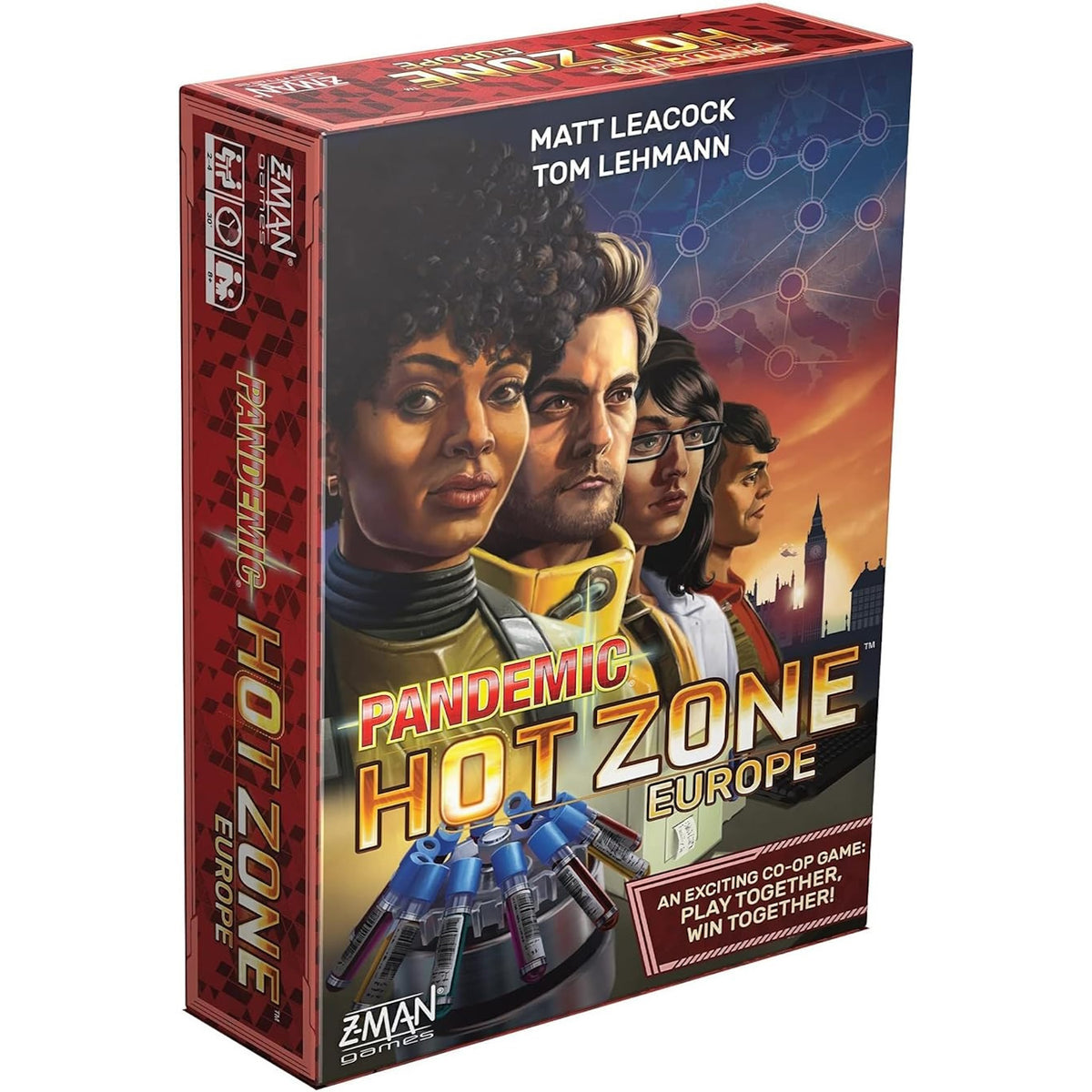 Pandemic Hot Zone: Europe [Board Game, 2 - 4 Players] Board Game Asmodee