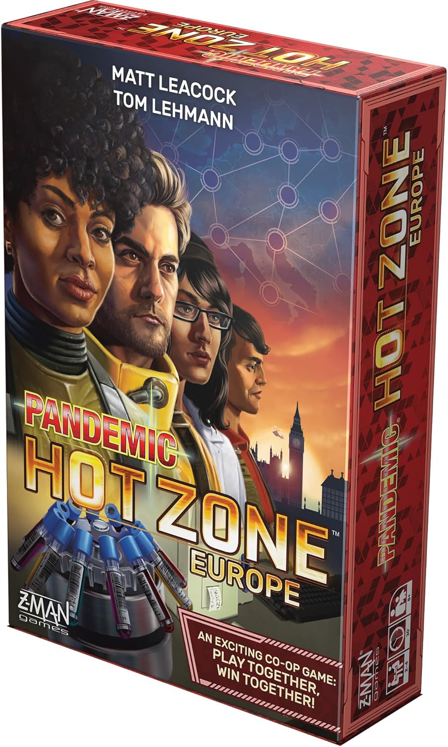 Pandemic Hot Zone: Europe [Board Game, 2 - 4 Players] Board Game Asmodee