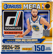 Panini Donruss: Basketball Mega Box 2024-2025 - 10 Packs Sports Cards Panini