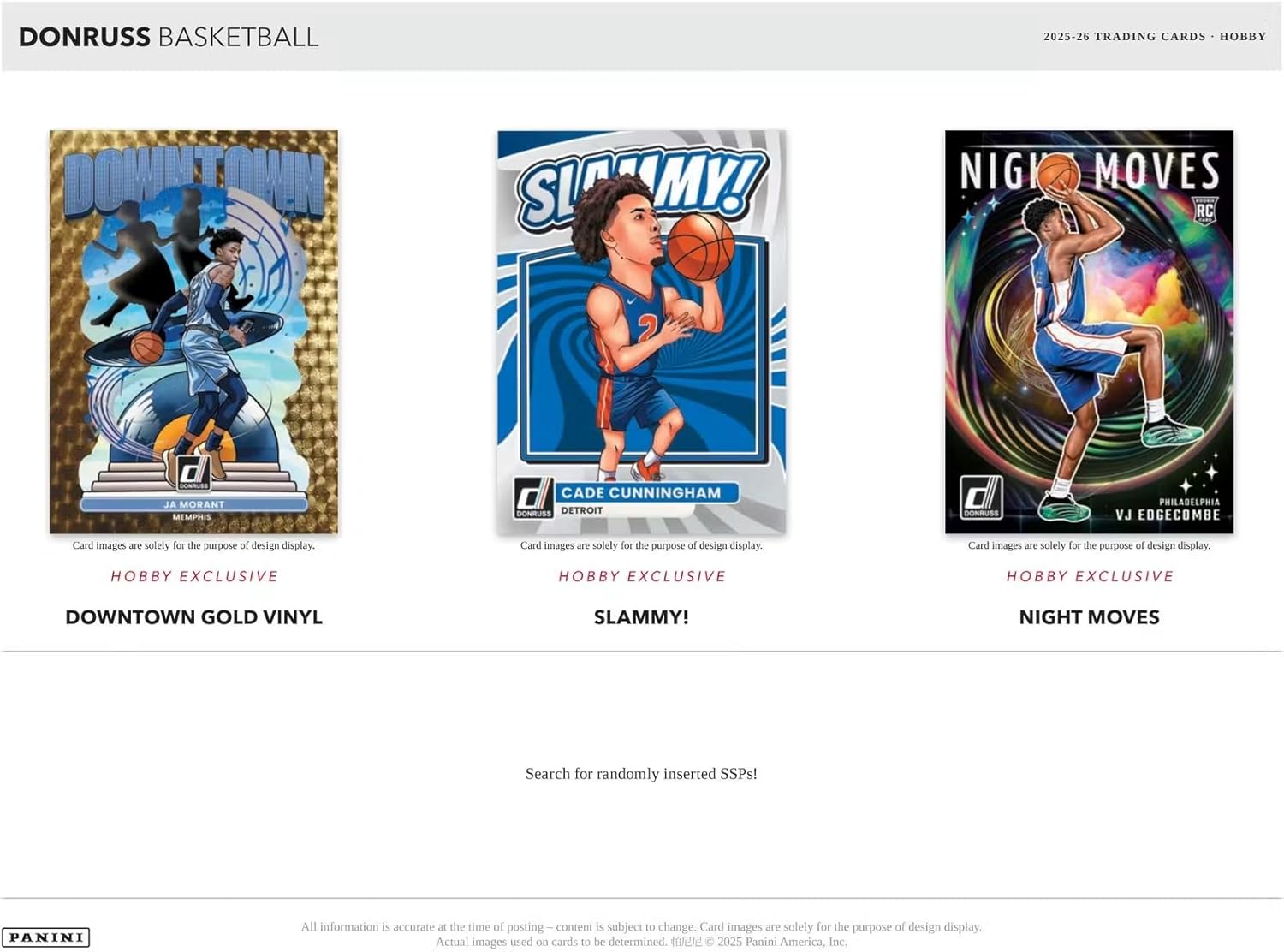 Panini 2025-26 Donruss: Basketball Hobby Box (12 Packs) Sports Cards Panini