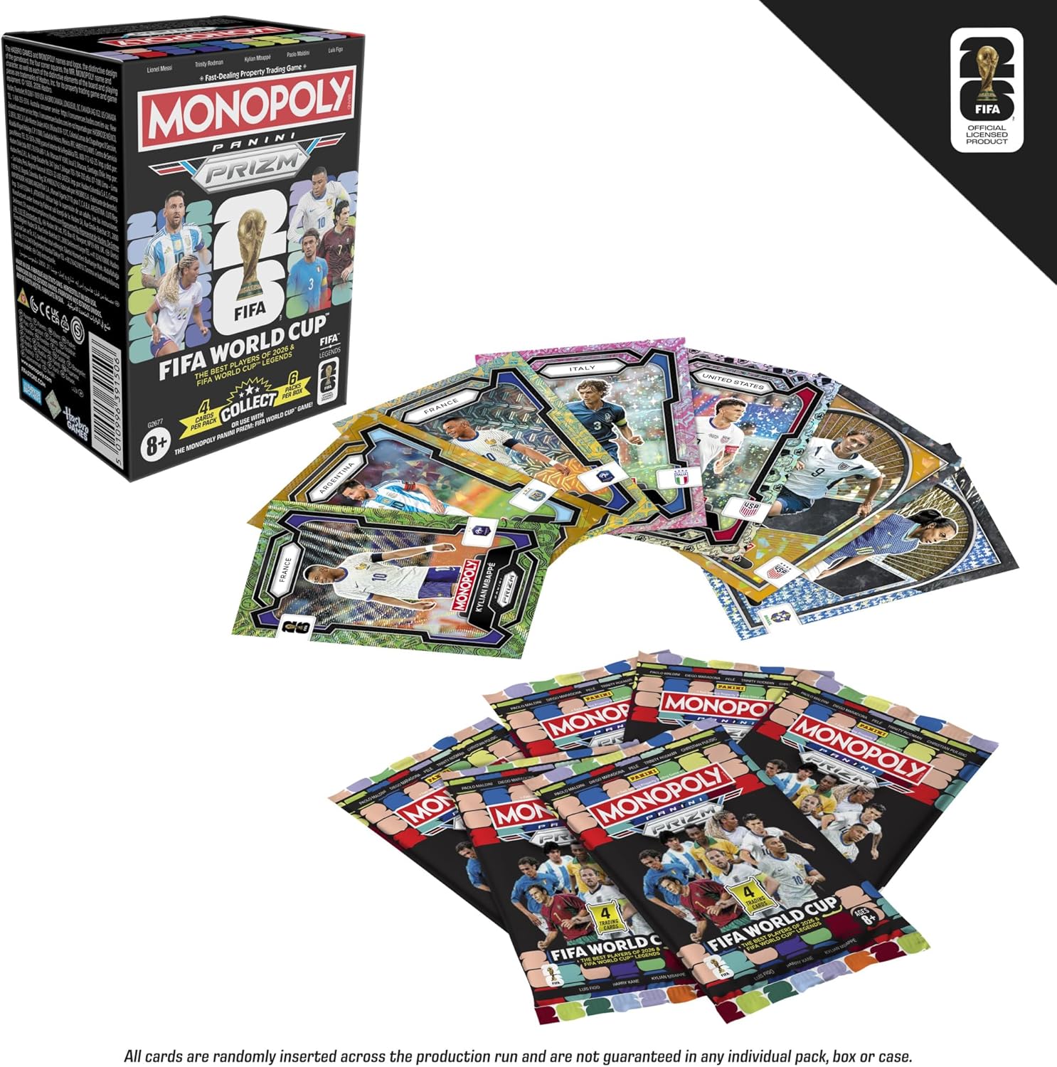 Monopoly Panini: Prizm FIFA World Cup Soccer Cards (2026) Sports Cards Panini
