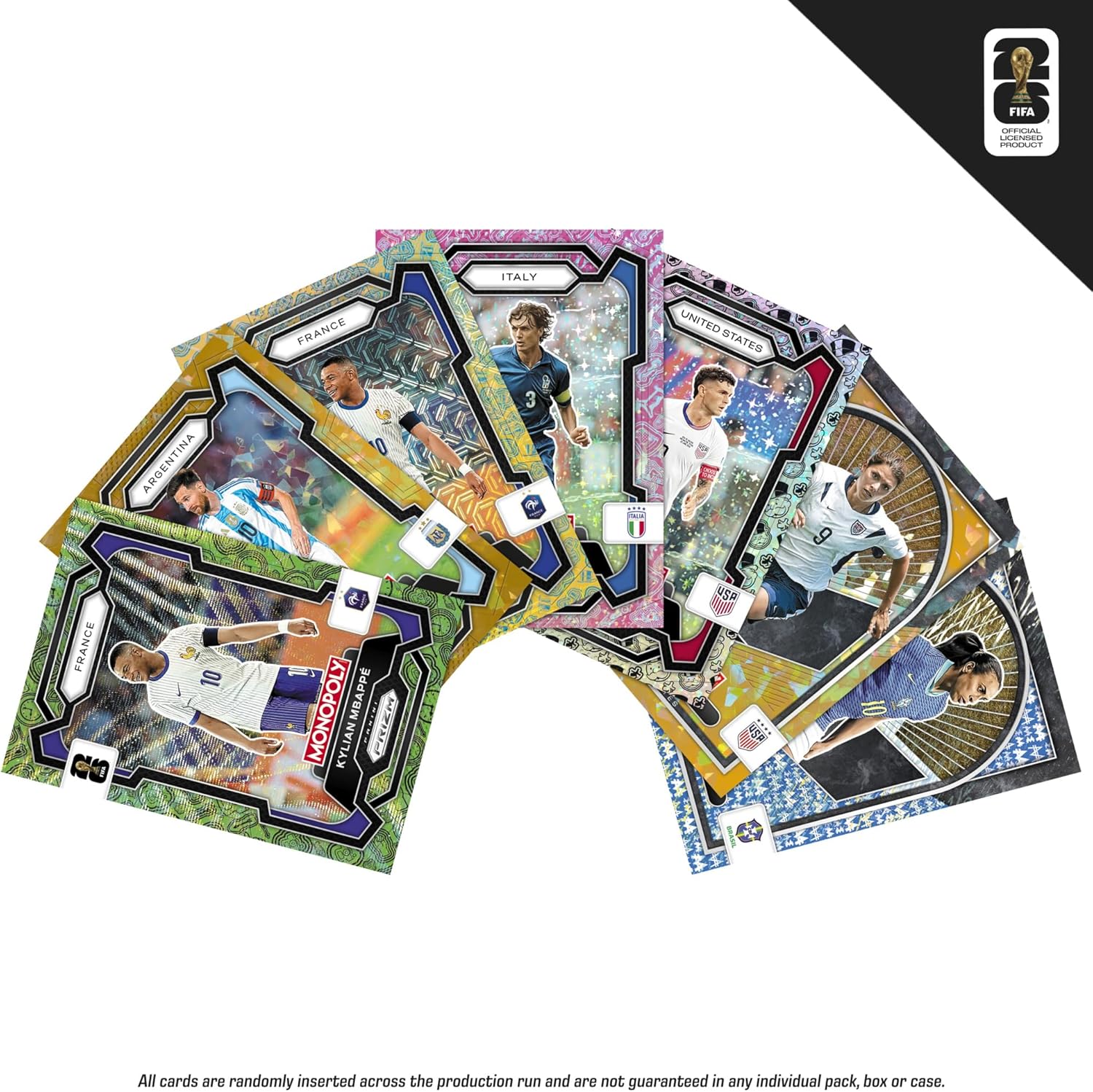 Monopoly Panini: Prizm FIFA World Cup Soccer Cards (2026) Sports Cards Panini
