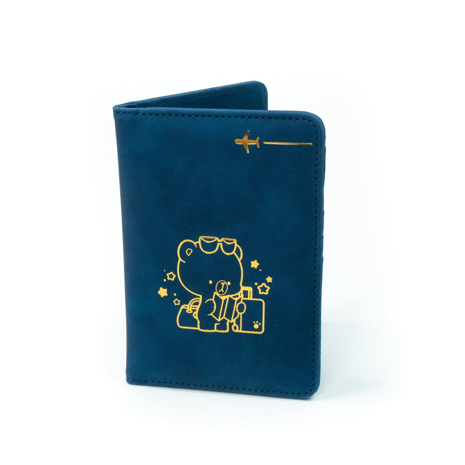 Milk Mocha Bear: Travel Passport Wallet - Mocha Travel Accessories Milk Mocha Bear