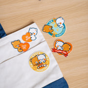 Milk Mocha Bear: I Love You Patches (Set of 5) Accessories Milk Mocha Bear