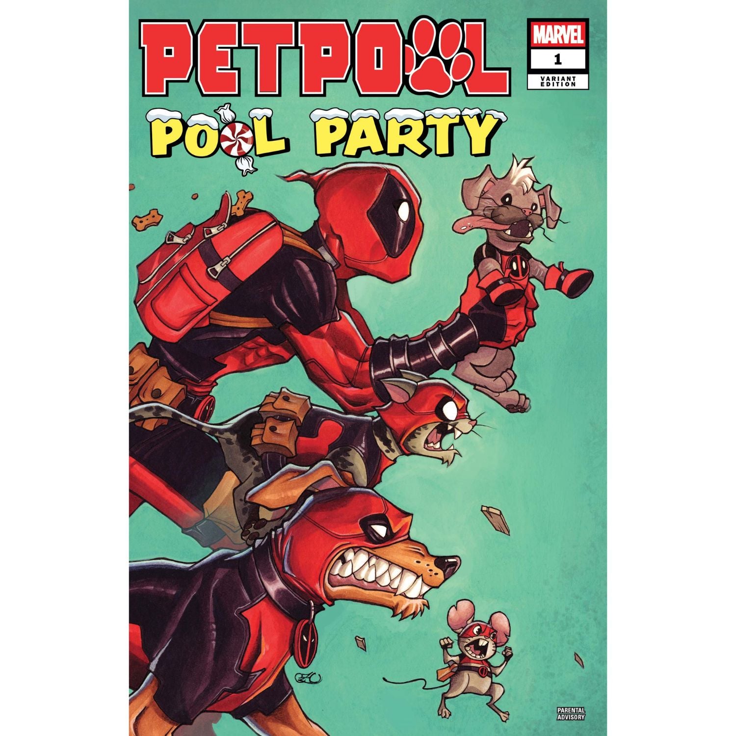 Petpool: Pool Party #1 [Chrissie Zullo CVR B] 2024 Comics Marvel Comics