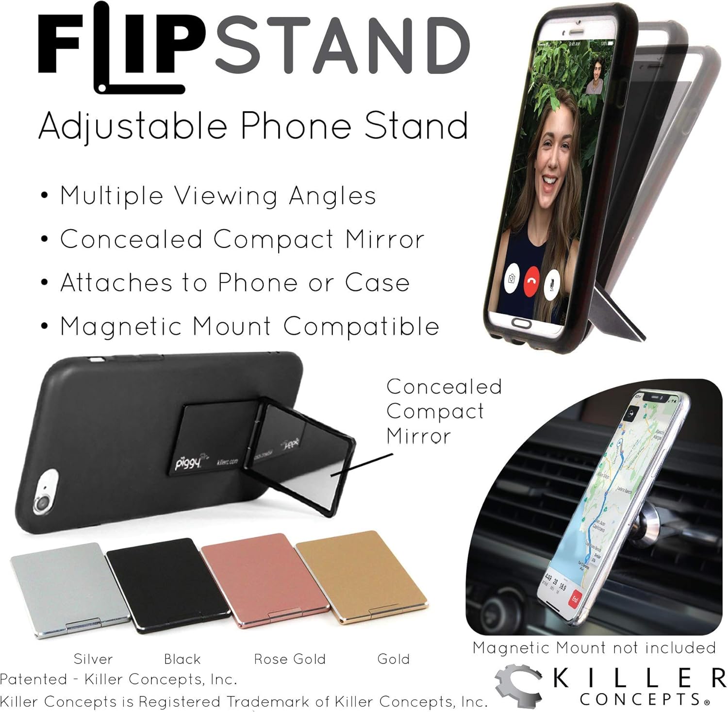 Piggy Pro: Flip Stand [Black] Electronics Killer Concepts   
