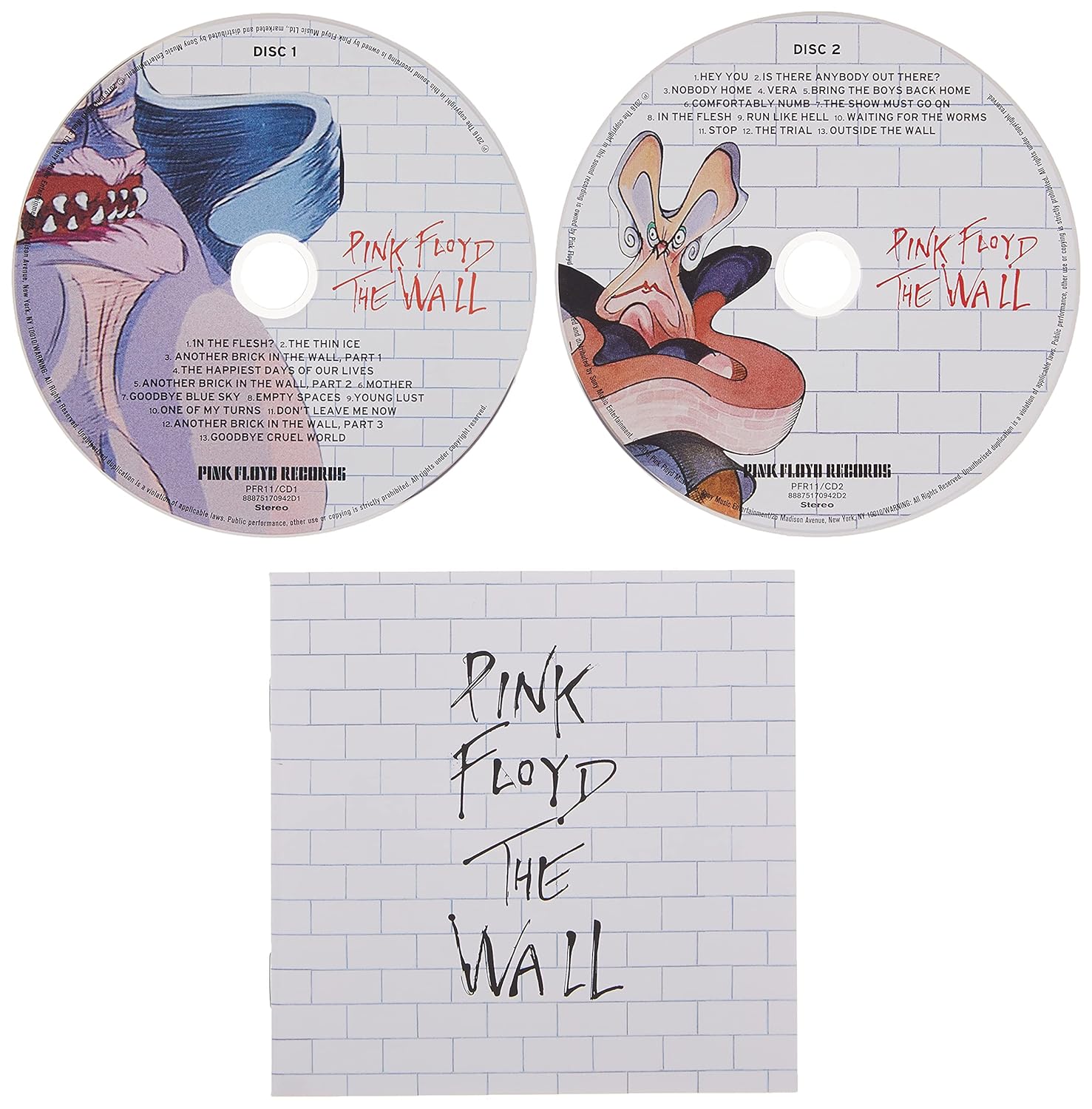 Pink Floyd's: The Wall 2CD [Audio CD] Audio CD/Vinyl Pink Floyd Records