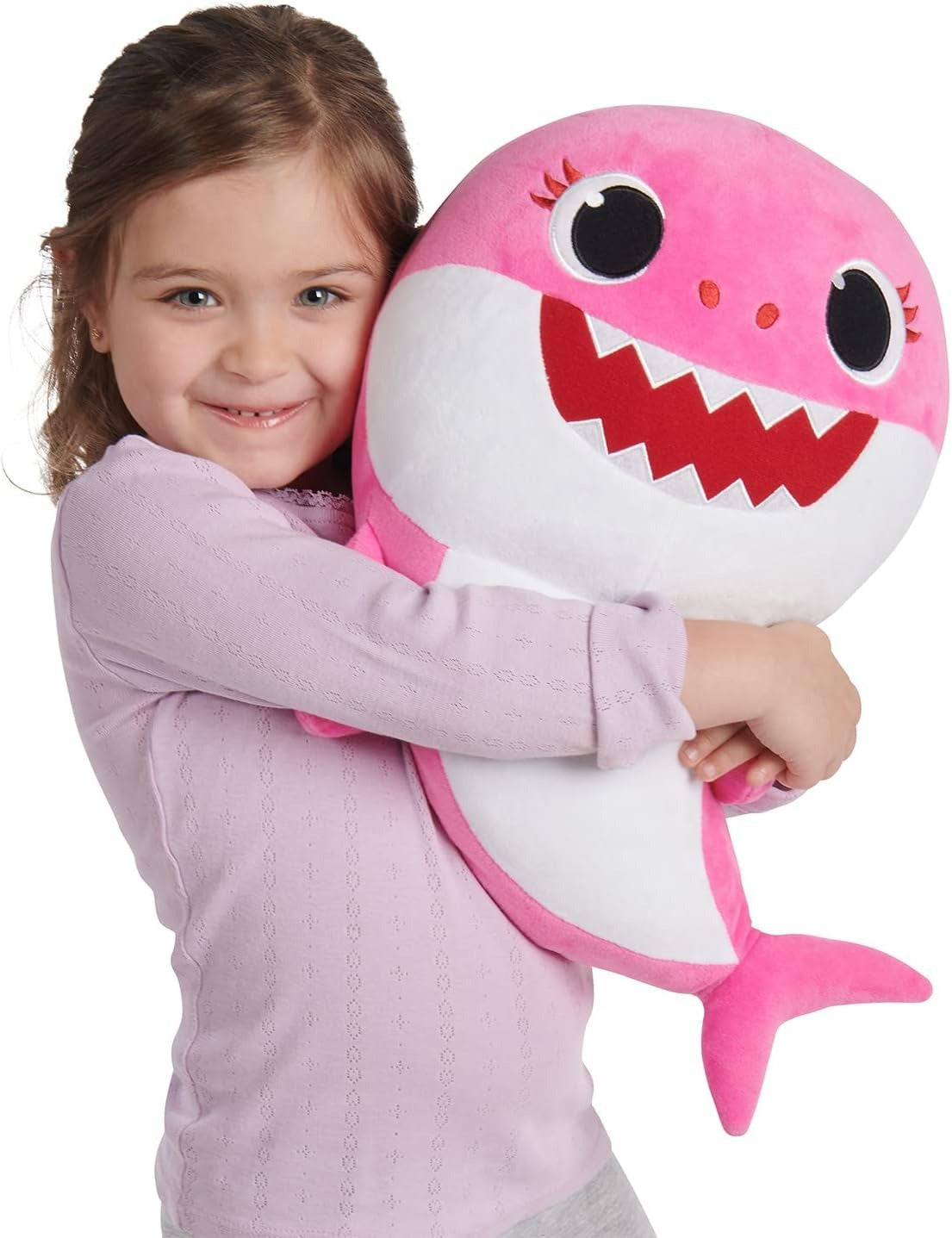 Pinkfong Baby Shark: Mommy Shark Plush Doll with Sound - 18" Plushies WowWee