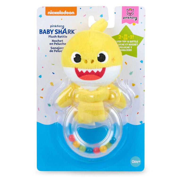 Pinkfong: Baby Shark Plush Rattle Plushies WowWee