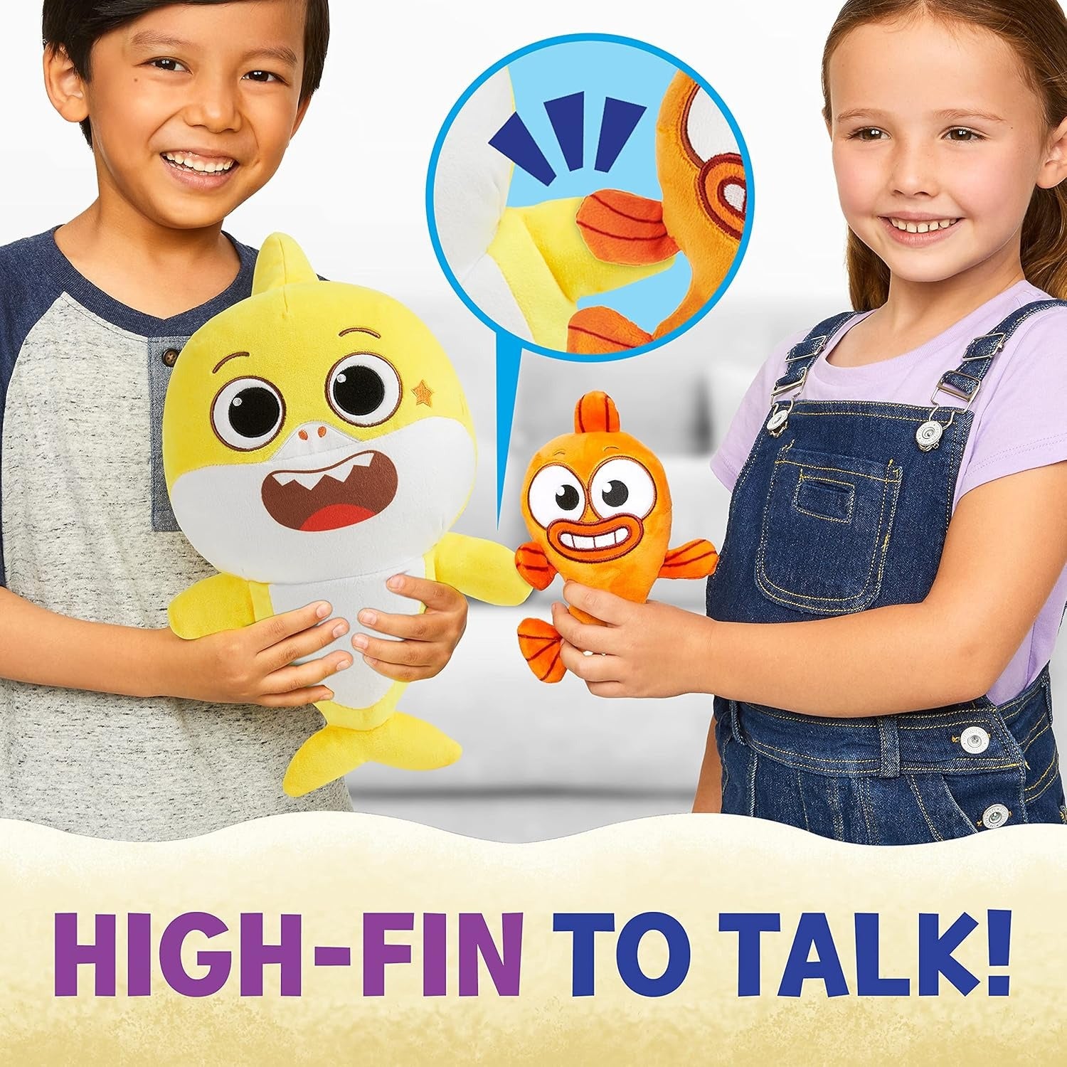 Pinkfong: Baby Shark Sing and Swing - Baby Shark & William Plush Plushies WowWee