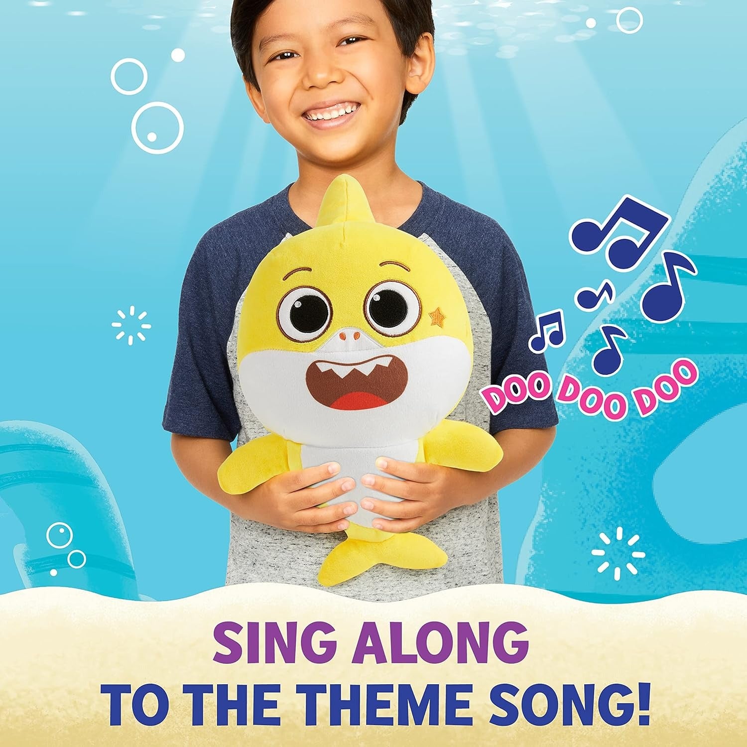 Pinkfong: Baby Shark Sing and Swing - Baby Shark & William Plush Plushies WowWee
