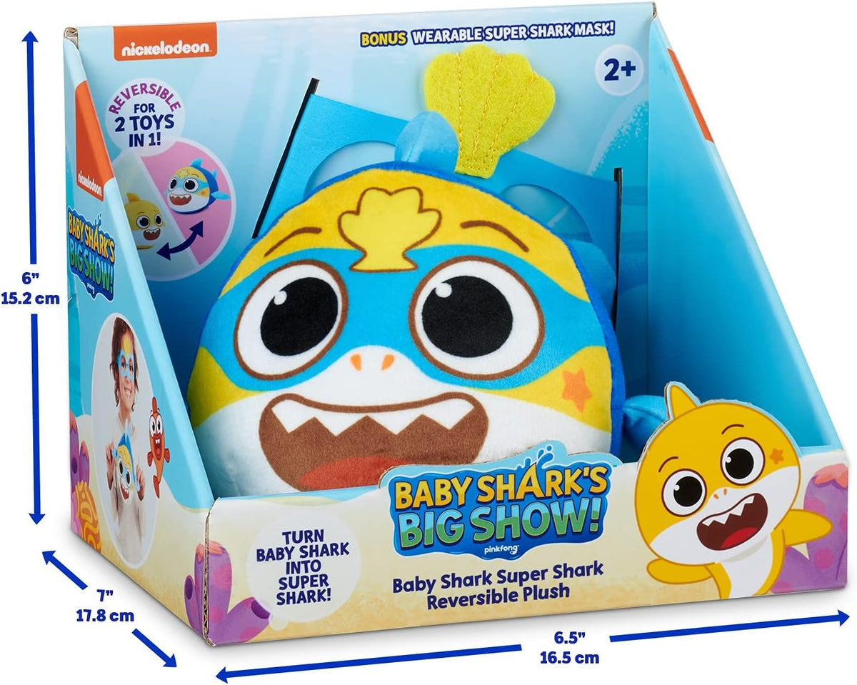 Baby Shark's Big Show!: Super Shark Reversible Plush Plushies WowWee