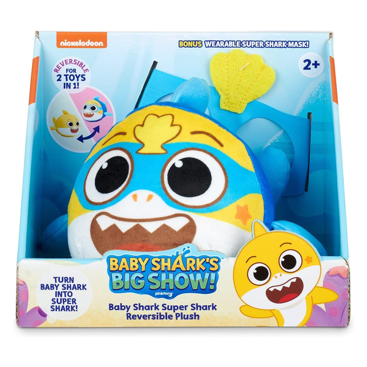 Baby Shark's Big Show!: Super Shark Reversible Plush Plushies WowWee