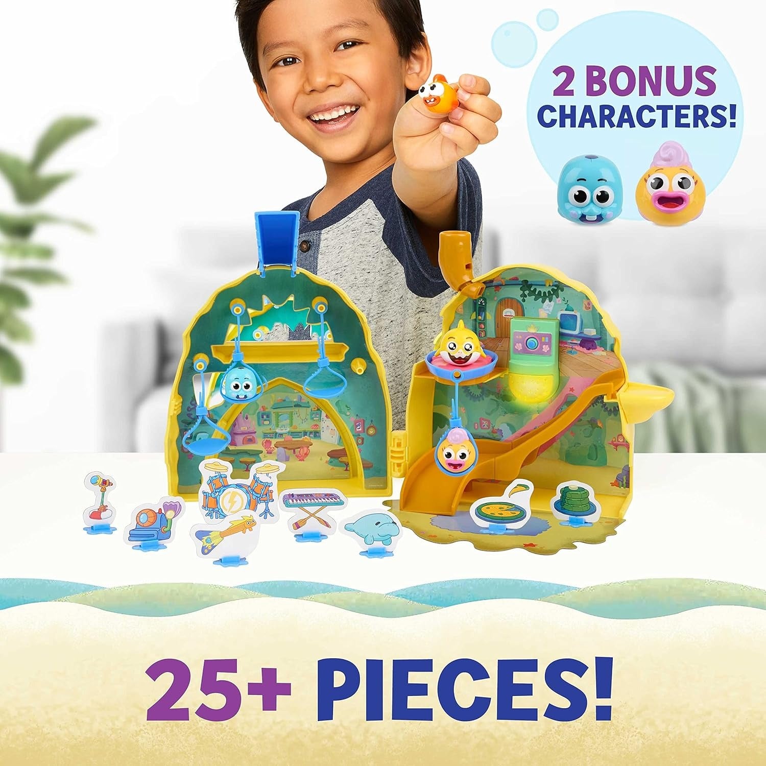 Pinkfong: Baby Shark's House Playset with 2 extra figures Toys & Games WowWee