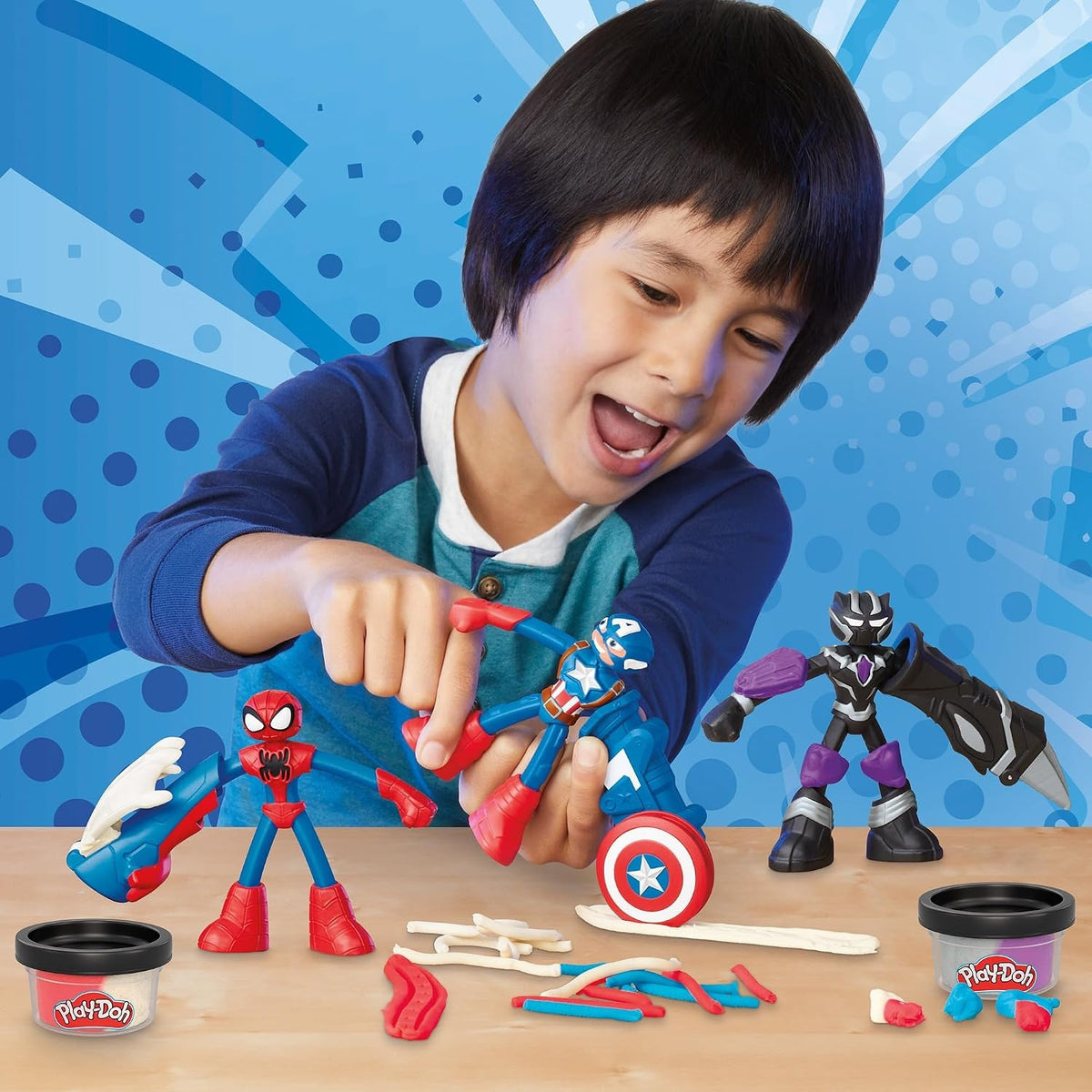 Play-Doh: Marvel Hero Adventure Set Toys & Games Hasbro
