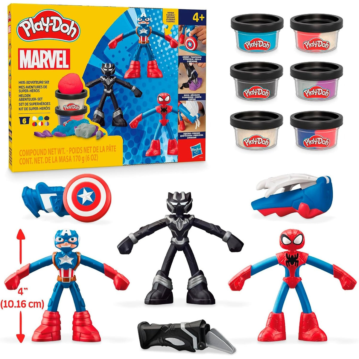 Play-Doh: Marvel Hero Adventure Set Toys & Games Hasbro