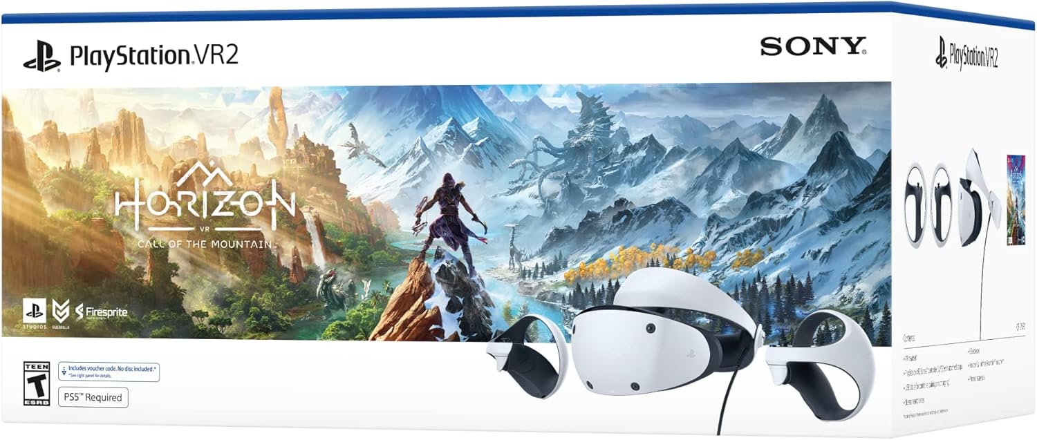 PlayStation VR2 Bundle - Horizon Call of the Mountain CODE IN BOX [PlayStation 5] PlayStation 5 Accessories Sony