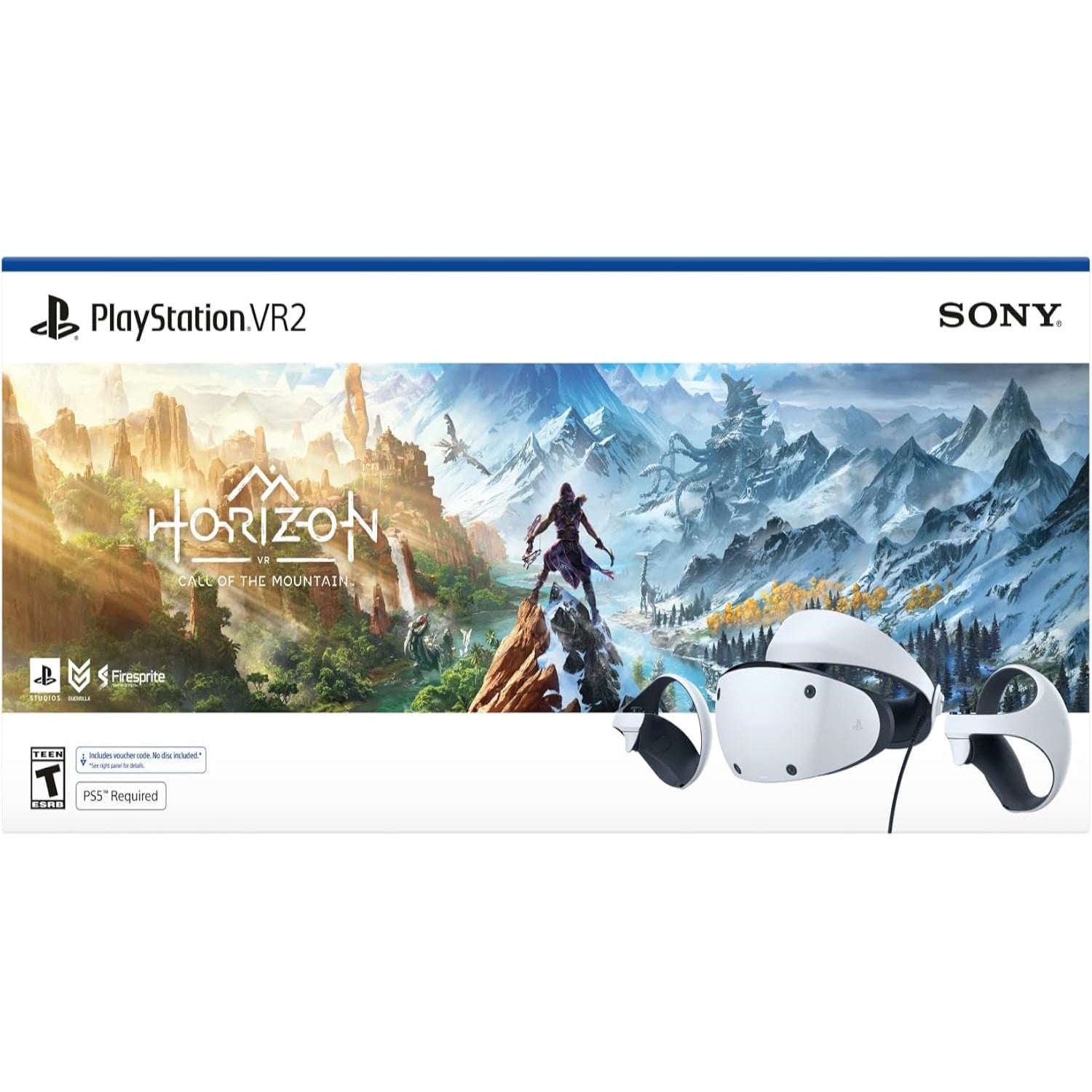 PlayStation VR2 Bundle - Horizon Call of the Mountain CODE IN BOX [PlayStation 5] PlayStation 5 Accessories Sony
