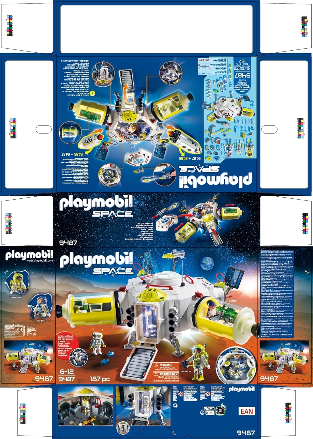 Playmobil Mars Space Station - 187 Piece Playset [#9487, Ages 6-12] Toys & Games Playmobil