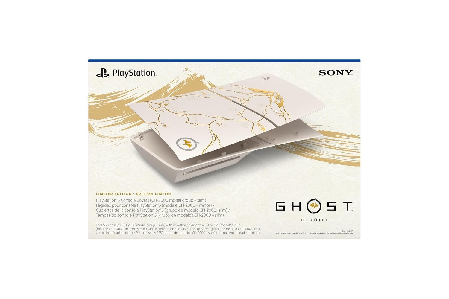 PlayStation 5 Slim Console Covers - Ghost of Yotei Playstation 5 Accessory Sony