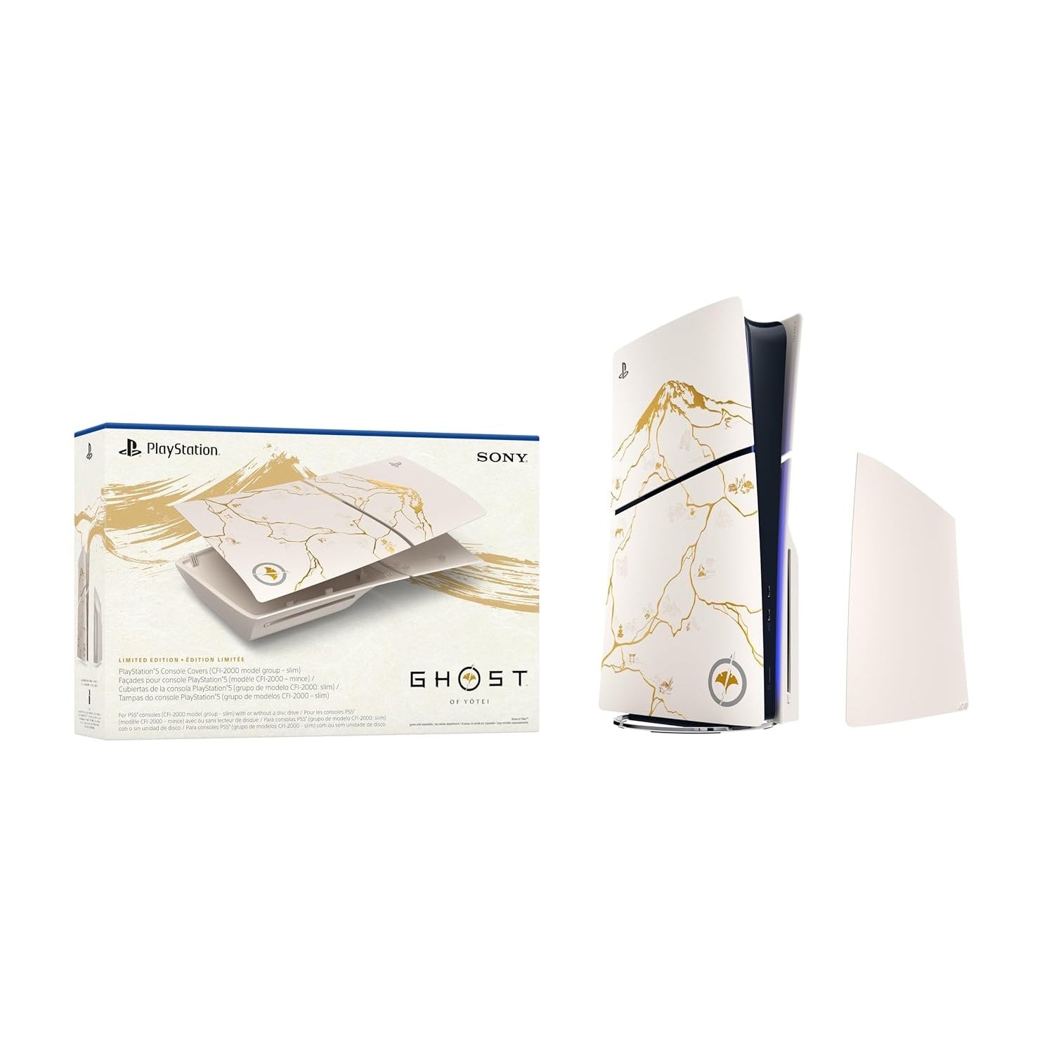PlayStation 5 Slim Console Covers - Ghost of Yotei Playstation 5 Accessory Sony