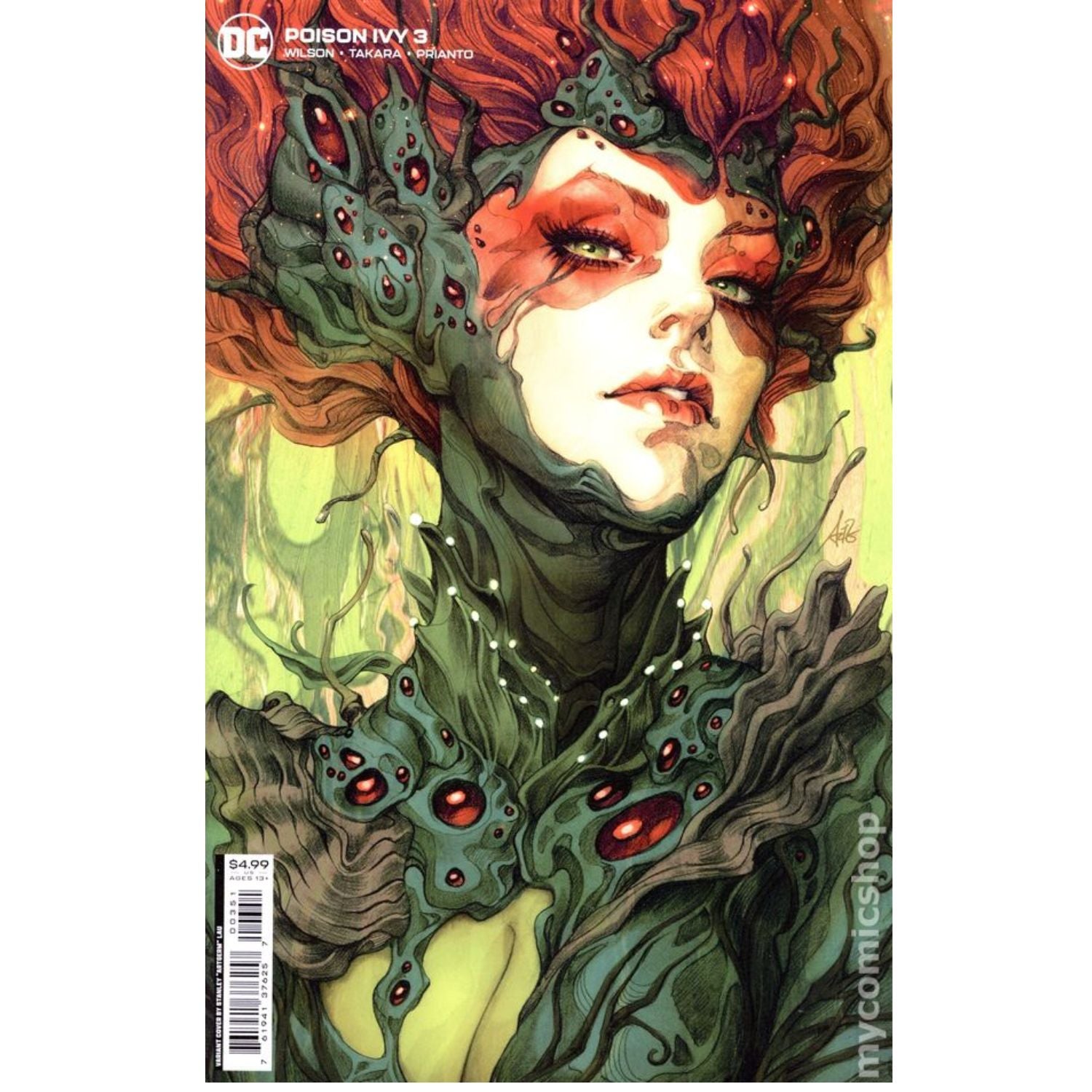 Poison Ivy: #3 [Stanley Artgerm Lau CVR C Card Stock ] 2022 Comics DC Comics