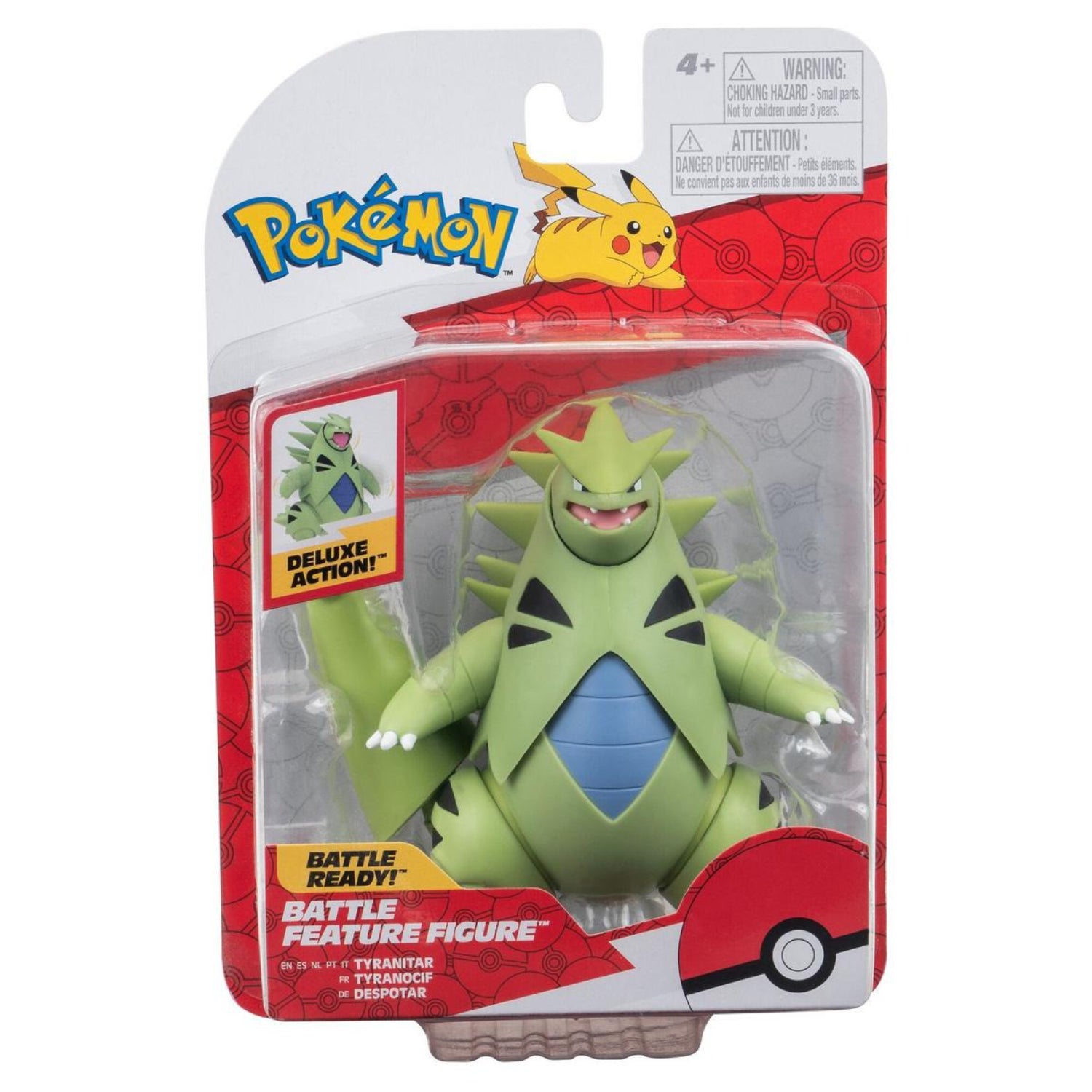 Pokemon: Battle Feature Figure - Tyranitar Toys & Games Jazwares   