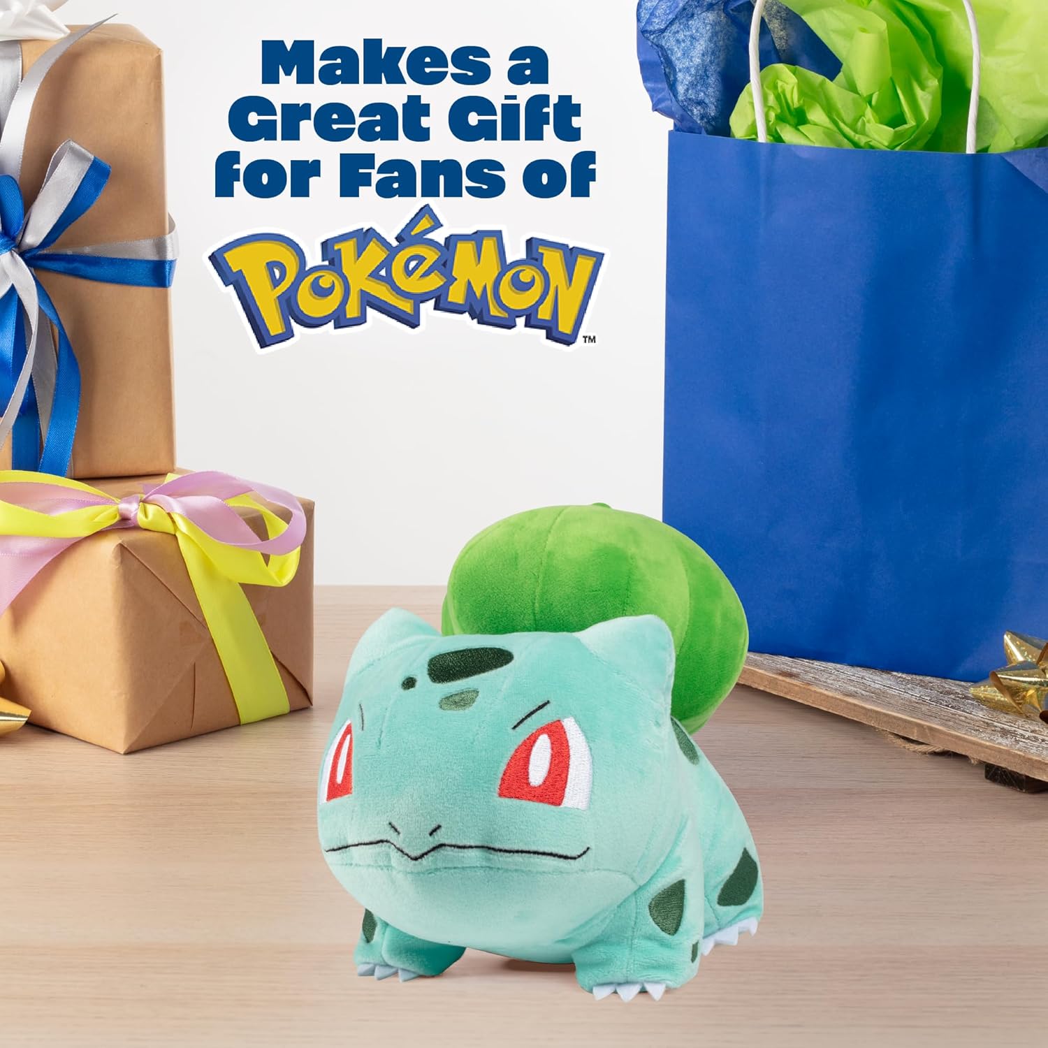 Pokemon: Wicked Cool Toys - Bulbasaur 12-Inch Plush Plushies Jazwares