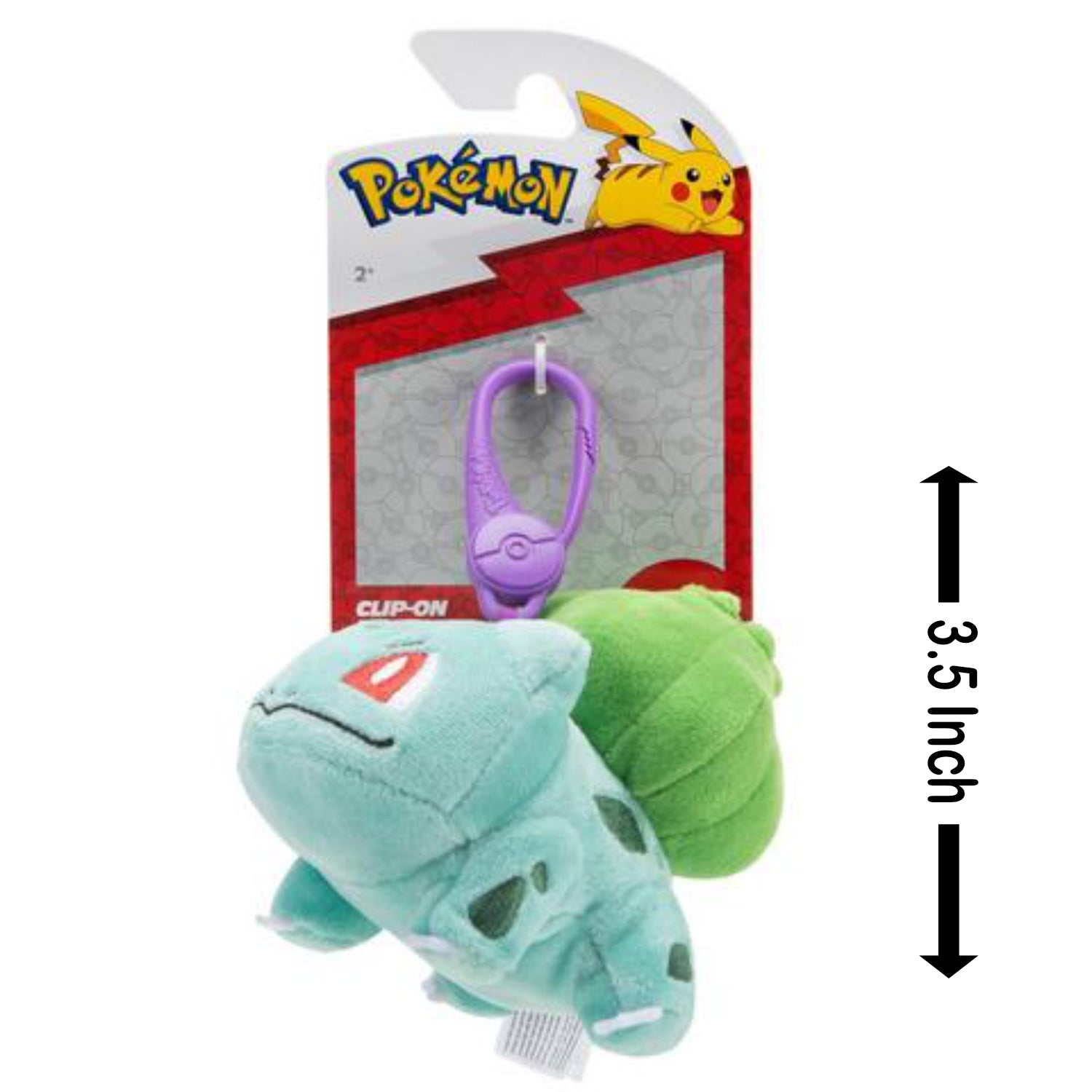 Pokemon: Clip-on Plush [Bulbasaur] Plushies Jazwares