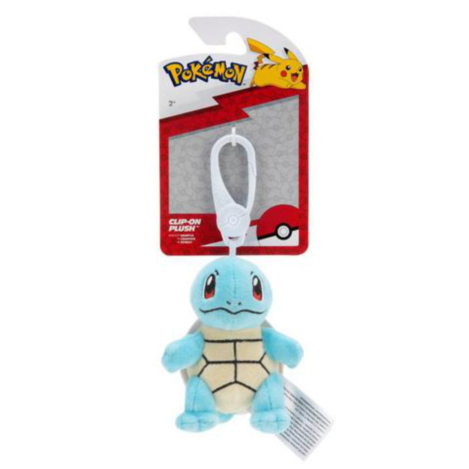 Pokemon: Clip-on Plush [Squirtle] Plushies Jazwares