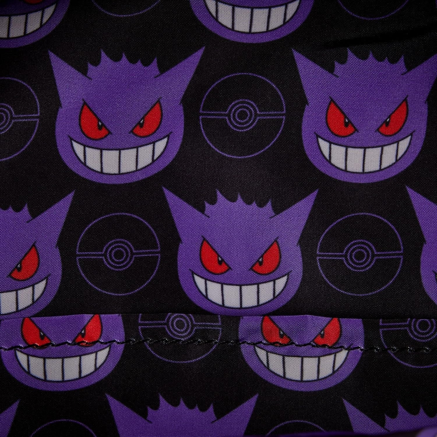 Loungefly: Pokemon Gengar Cosplay Glow Mini Backpack Clothing and Apparel Loungefly