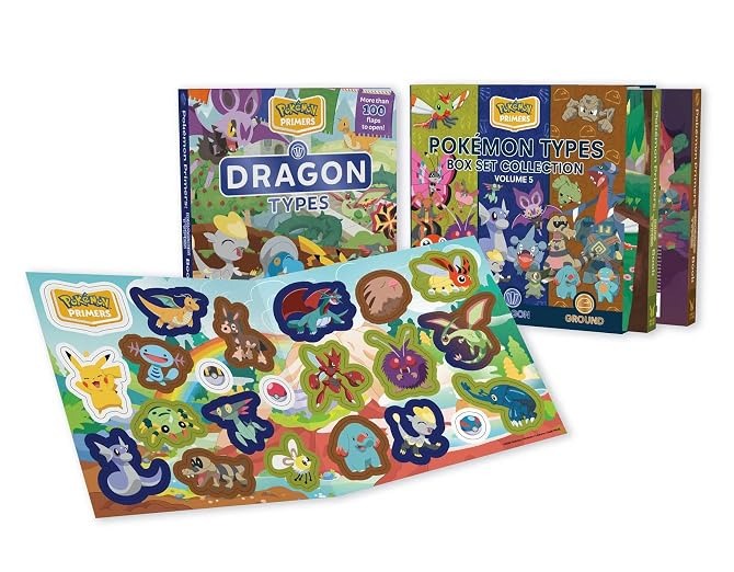 Pokemon Primers Type Box Set Collection Volume 5 - Bug/Dragon/Rock Book Viz Media