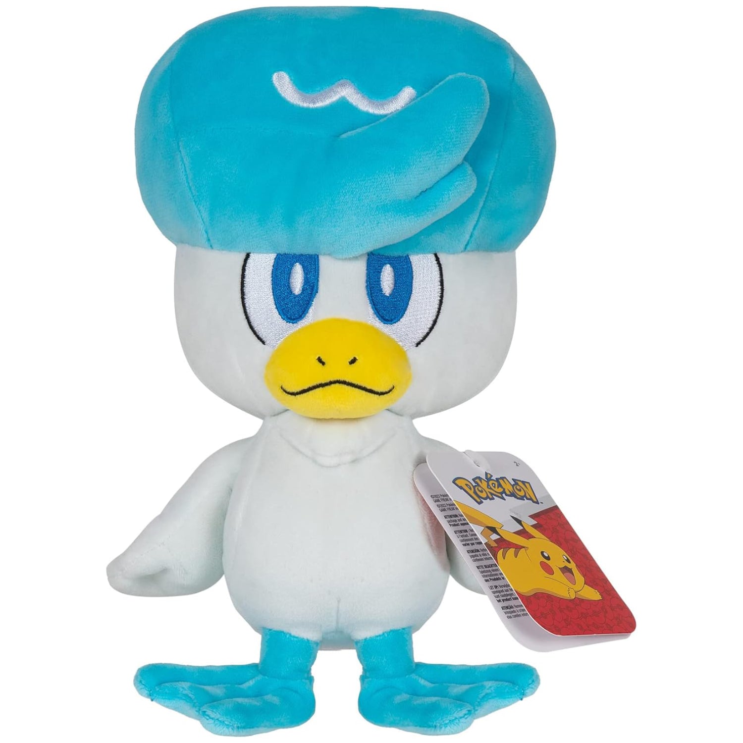 Pokemon: Wicked Cool Toys - Quaxly 8-Inch Plush Plushies Jazwares
