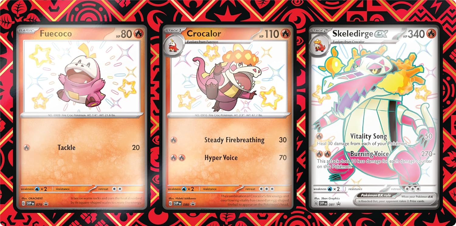 Pokemon TCG: Scarlet & Violet Skeledirge EX - Premium Collection Card Game Pokemon