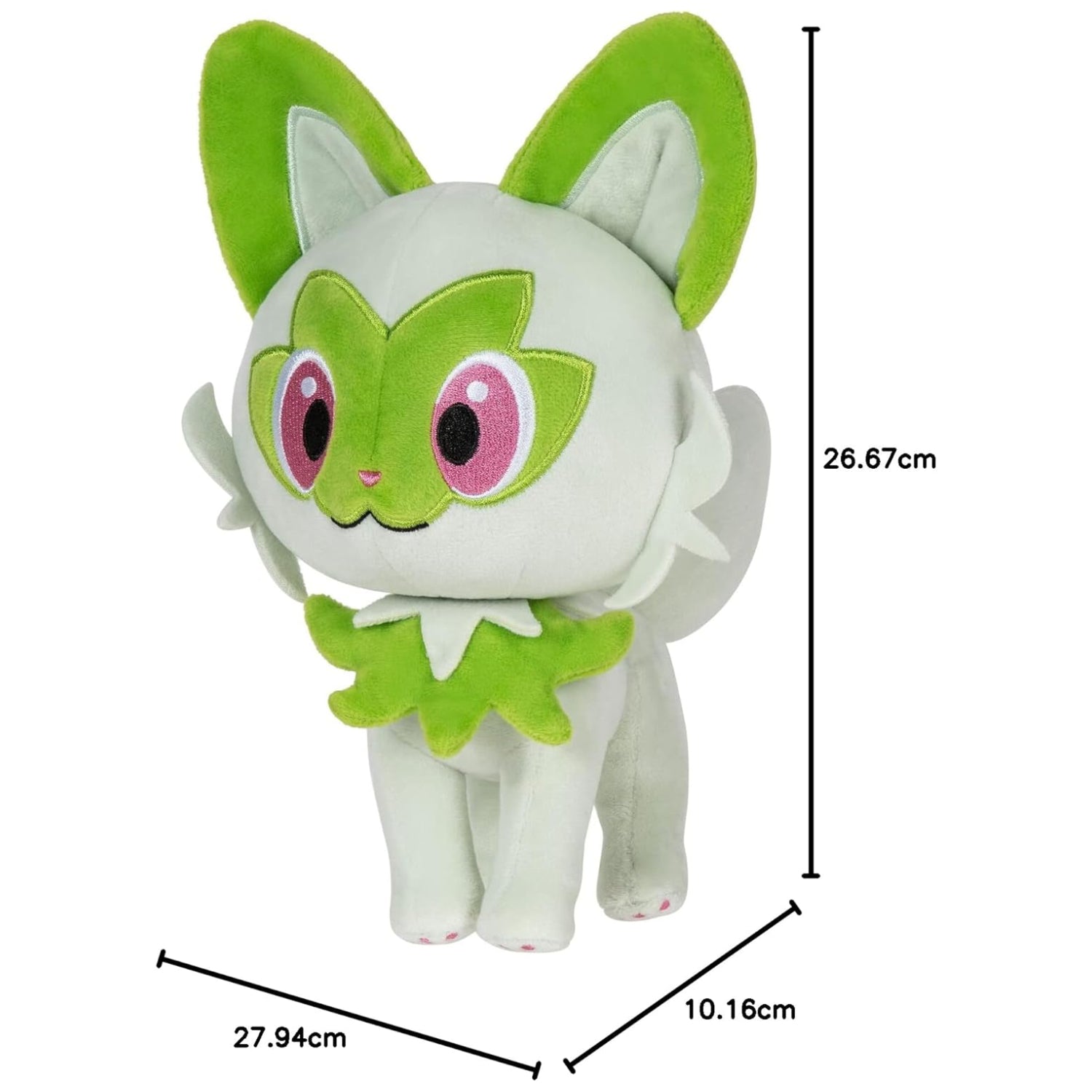 Pokemon: Wicked Cool Toys - Sprigatito 8-Inch Plush Plushies Jazwares