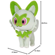 Pokemon: Wicked Cool Toys - Sprigatito 8-Inch Plush Plushies Jazwares