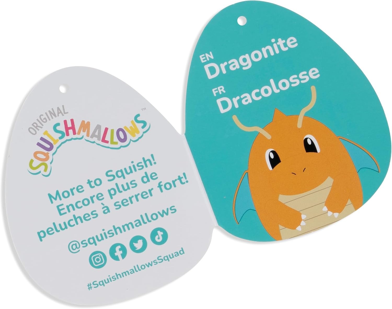 Squishmallows Pokemon: - Dragonite Plushies Jazwares