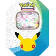 Pokemon TCG: 30th Celebration Sylveon ex Tin Card Game Pokemon