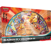 Pokemon TCG: Blaziken ex & Volcanion ex Premium Collection - 2025 Amazon Holiday Exclusive Card Game Pokemon